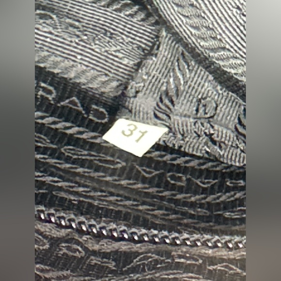 Prada - Authentic - Tessuto City Bag - Black Canvas with Lock & Key - Picture 13 of 16